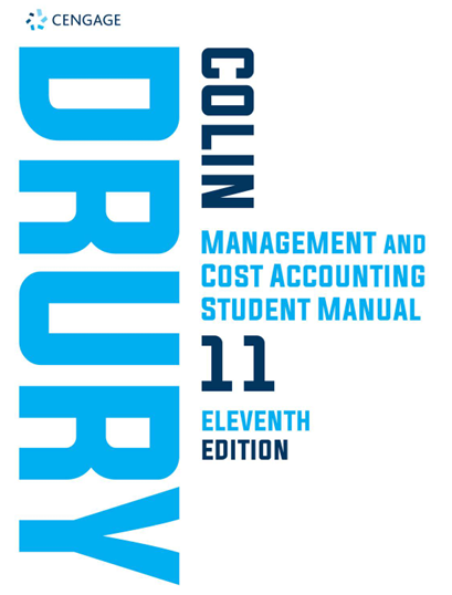 کاور کتاب Management and Cost Accounting Student Manual, 11th Edition
