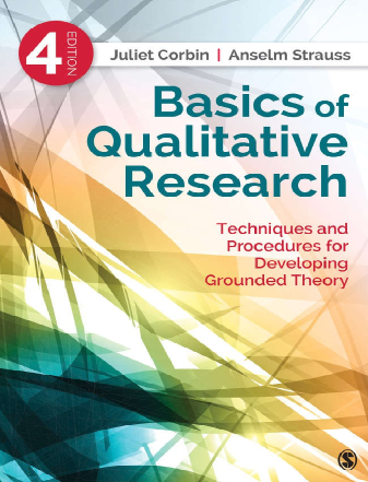 کاور کتاب Basics of Qualitative Research: Techniques and Procedures for Developing Grounded Theory Fourth Edition