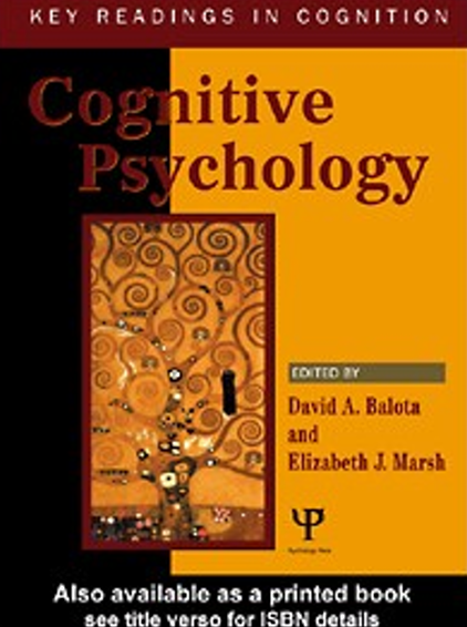 کاور کتاب Cognitive Psychology. Psychology Press
