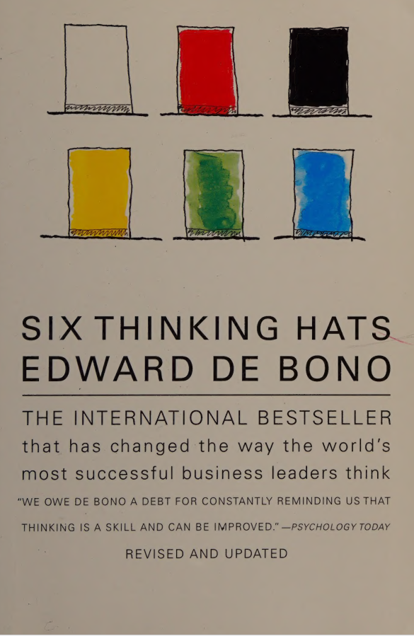 کاور کتاب Six Thinking Hats