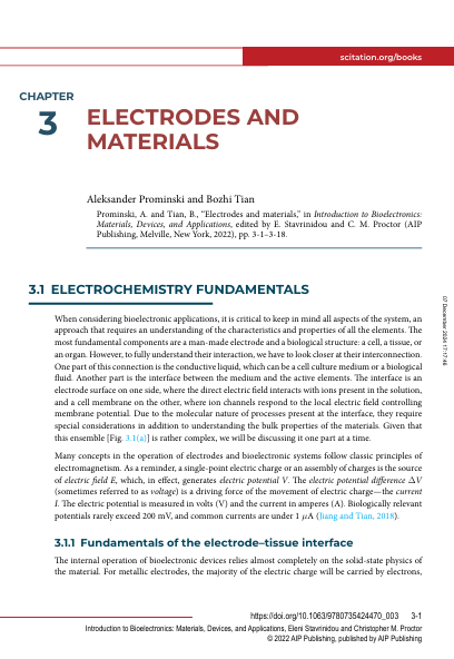 کاور کتاب Electrodes and Materials
