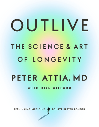 کاور کتاب Outlive: The Science and Art of Longevity