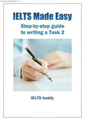 کاور کتاب IELTS MADE EASY STEP BY GUIDE TO WRITING A TASK 2