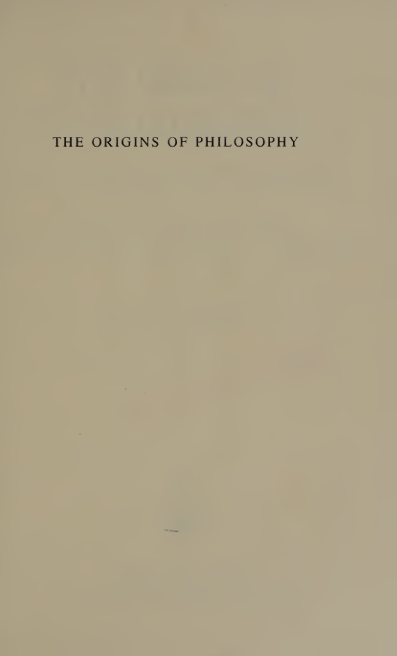کاور کتاب The Origins of Philosophy by Drew A. Hyland (1989-01-01) Paperback – January 1, 1656