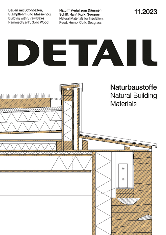 کاور کتاب DETAIL 11.2023 Natural Building Materials