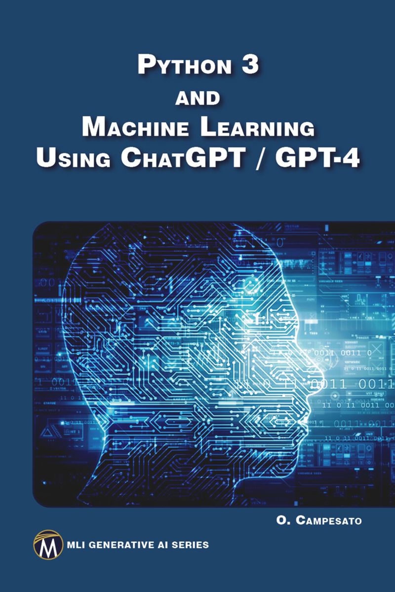 کاور کتاب Python 3 and Machine Learning Using ChatGPT/GPT-4