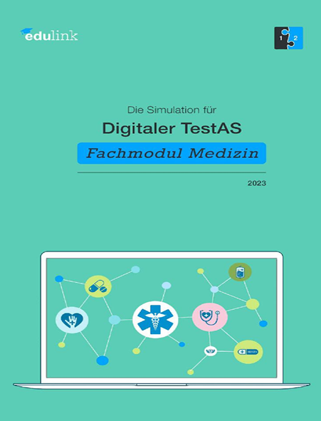 کاور کتاب Buch 1 von 1: Vorbereitung für Digitaler TestAS - Fachmodul Medizin 2023