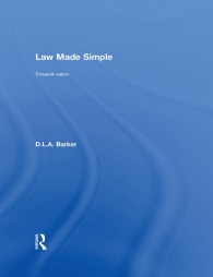 کاور کتاب law made simple