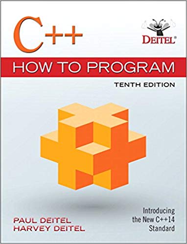 کاور کتاب C++ How to Program (10th Edition)
