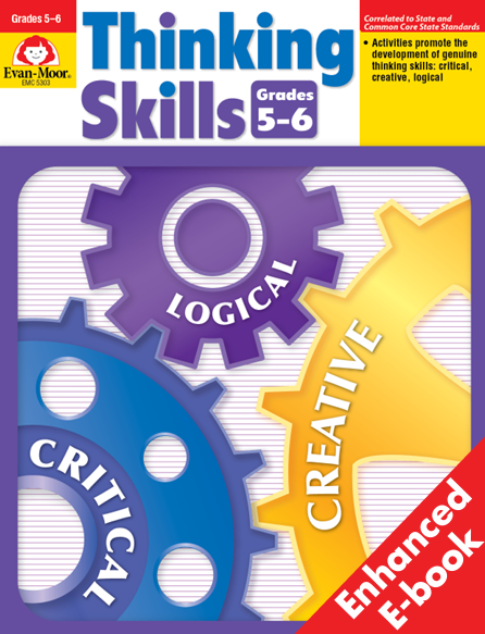 کاور کتاب Thinking Skills, Grades 5-6 - Teacher Reproducibles, E-book