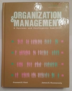 کاور کتاب Organization And Management: A Contingency Approach