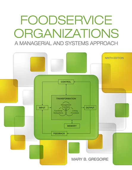 کاور کتاب Foodservice Organizations: A Managerial and Systems Approach https://a.co/d/ezQ8fQ6