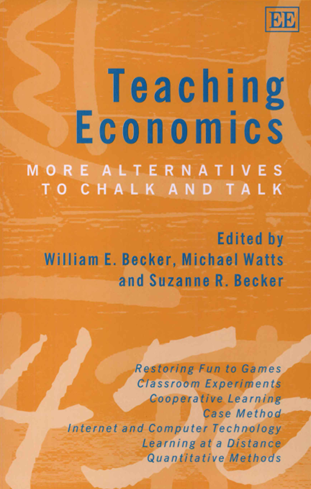 کاور کتاب teaching economics:more alternative to chalk and talk
