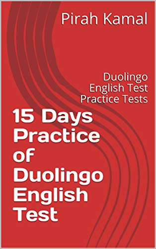 کاور کتاب 15days Practice of Duolingo English Test: Duolingo English Test Practice Tests