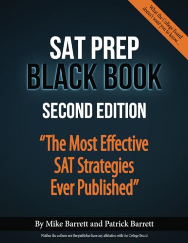 کاور کتاب SAT prep black book (2018)