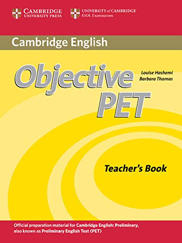 کاور کتاب Objective PET Teacher's Book
