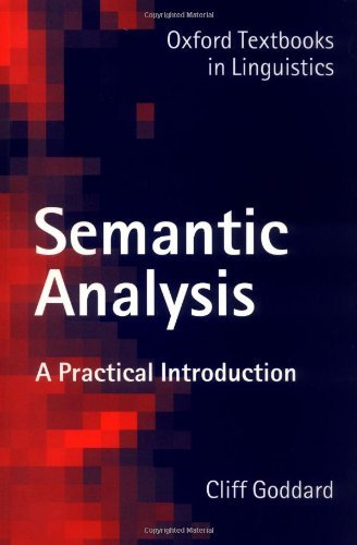 کاور کتاب Semantic Analysis: A Practical Introduction (Oxford Textbooks in Linguistics)