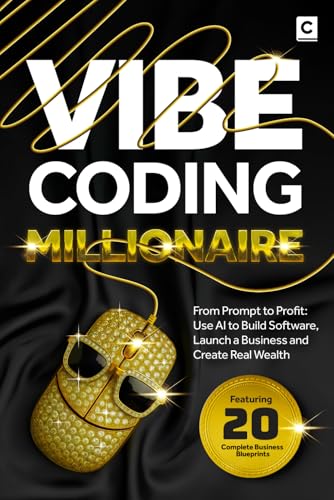 کاور کتاب Vibe Coding Millionaire: From Prompt to Profit: Use AI to Build Software, Launch a Business and Create Real Wealth