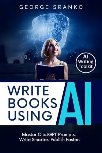 کاور کتاب Write Books Using AI: ChatGPT Prompt Mastery for Fiction and Non-fiction, A Step-by-Step Plan from First Draft to Finished Manuscript (Innovate with AI)