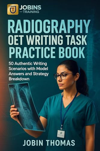 کاور کتاب RADIOGRAPHY OET WRITING TASK PRACTICE BOOK