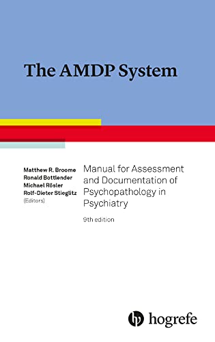 کاور کتاب The AMDP System: Manual for Assessment and Documentation of Psychopathology in Psychiatry