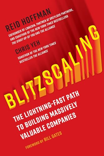 کاور کتاب Blitzscaling: The Lightning-Fast Path to Building Massively Valuable Companies