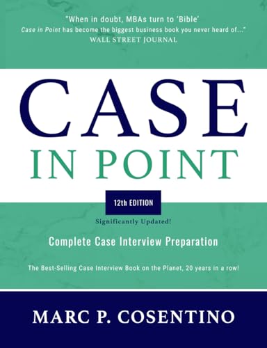 کاور کتاب The Case In Point 12: Mastering the Interview Preparation