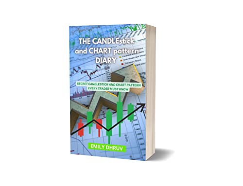 کاور کتاب CANDLESTICK AND CHART PATTERN DIARY: Secret candle stick and chart pattern every trader must know