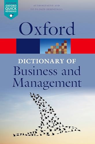 کاور کتاب A Dictionary of Business and Management (Oxford Quick Reference) 6th Edition