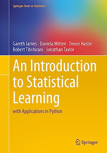کاور کتاب An Introduction to Statistical Learning: with Applications in Python (Springer Texts in Statistics)