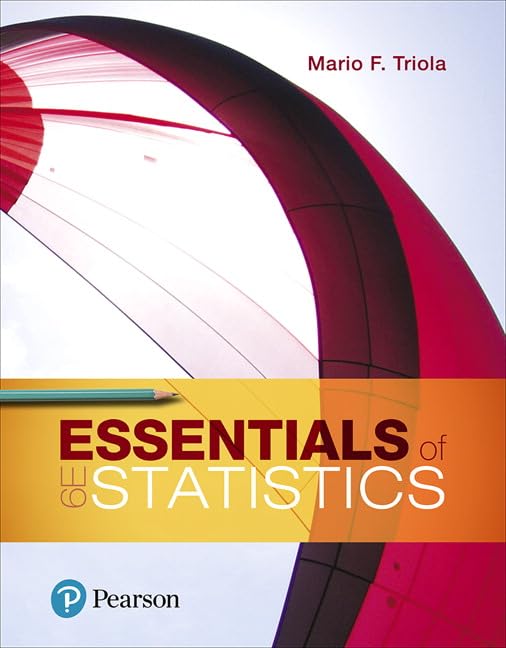 کاور کتاب Essentials of Statistics 6th Edition