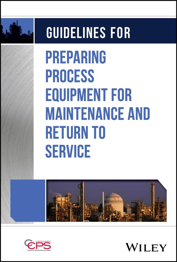 کاور کتاب Guidelines for Preparing Process Equipment Maintenance