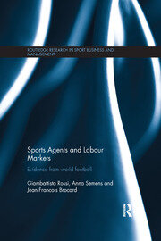 کاور کتاب Sport agent and labour markets