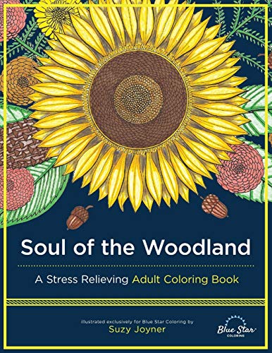 کاور کتاب Soul of the Woodland: A Stress Relieving Coloring Book