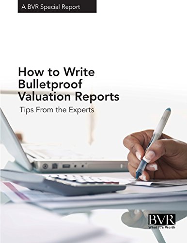 کاور کتاب How to Write Bulletproof Valuation Reports