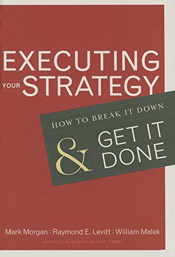 کاور کتاب Executing Your Strategy: How to Break It Down and Get It Done