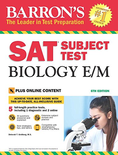 کاور کتاب Barron's SAT Subject Test Biology E/M