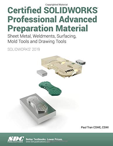 کاور کتاب Certified SOLIDWORKS Professional Advanced Preparation Material (SOLIDWORKS 2019)