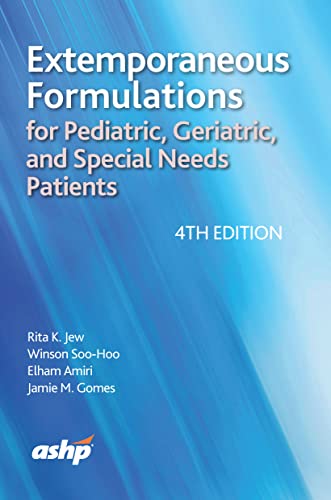 کاور کتاب Extemporaneous Formulations for Pediatric, Geriatric, and Special Needs Patients, 4th Editio