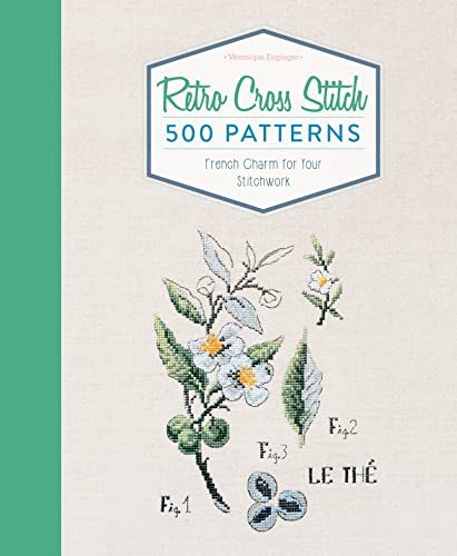 کاور کتاب Retro Cross Stitch: 500 Patterns, French Charm for Your Stitchwork