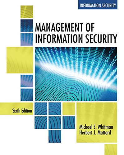 کاور کتاب management of information security 6th