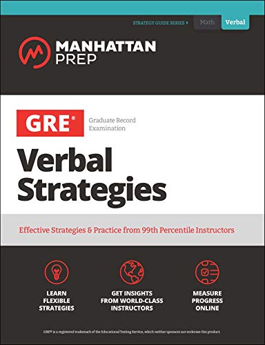 کاور کتاب GRE Verbal Strategies: Effective Strategies & Practice from 99th Percentile Instructors (Manhattan Prep GRE Strategy Guides)