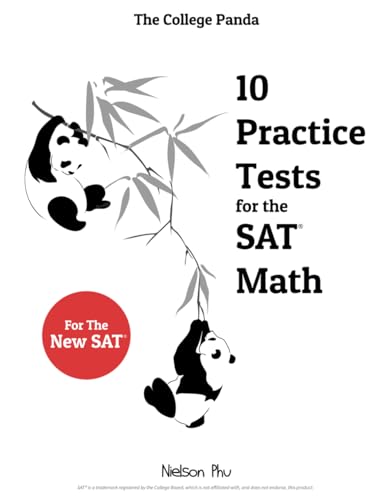 کاور کتاب The College Panda's 10 Practice Tests for the SAT Math