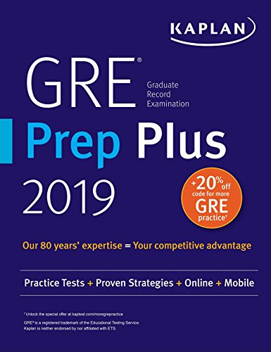 کاور کتاب GRE Prep Plus 2019