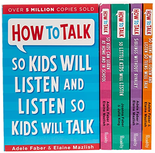 کاور کتاب How To Talk Collection 5 Books Set (How to talk so Kids Will listen, How to talk Series) Paperback – 2018