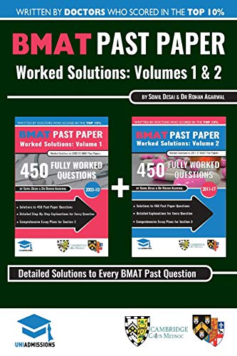 کاور کتاب BMAT Past Paper Worked Solutions: 2003 - 2017