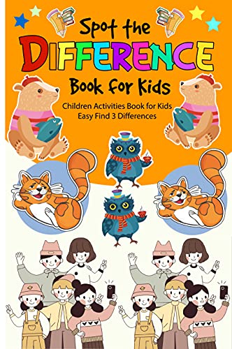 کاور کتاب Spot the Difference Book for Kids