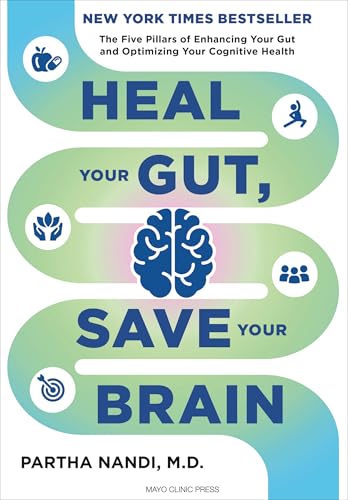 کاور کتاب Heal Your Gut, Save Your Brain: The Five Pillars of Enhancing Your Gut and Optimizing Your Cognitive Health