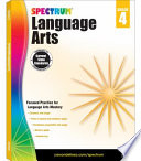 کاور کتاب language arts spectrum grade 4