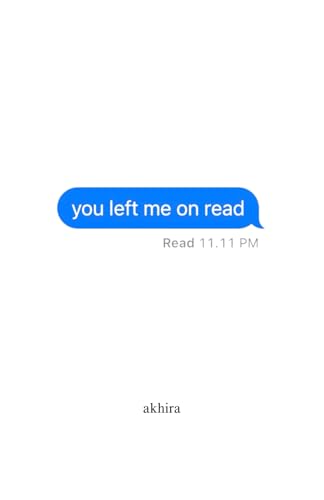 کاور کتاب you left me on read